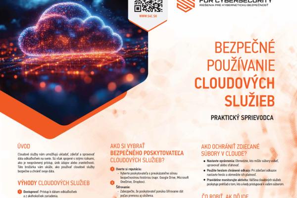 Bezpečné používanie cloudových služieb.